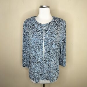 Jacket Blue Floral Shimmer Sold